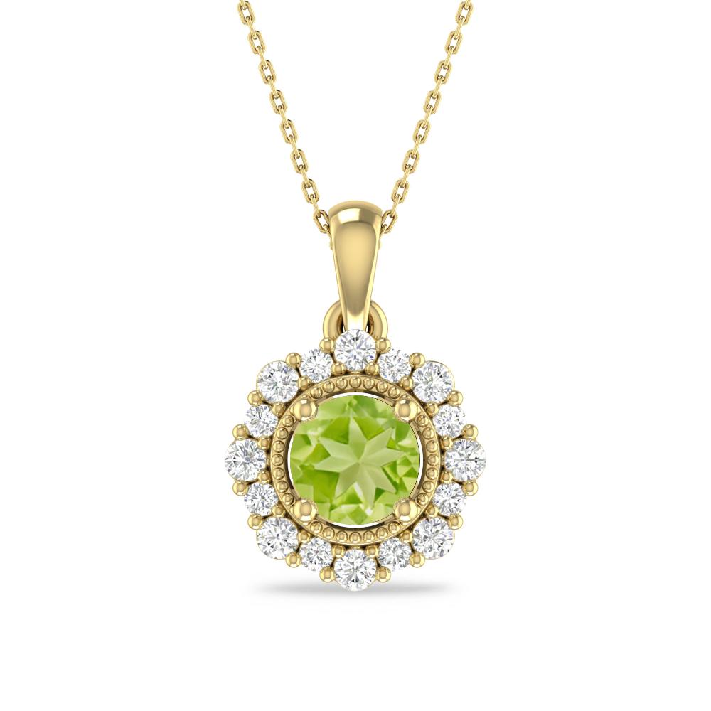 Yellow Gold - Peridot
