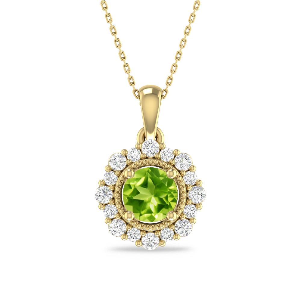 Yellow Gold - Peridot