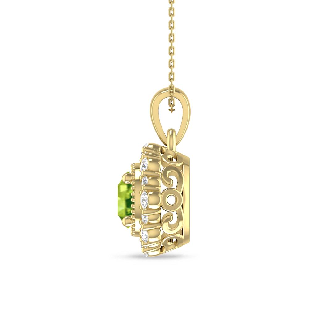 Yellow Gold - Peridot