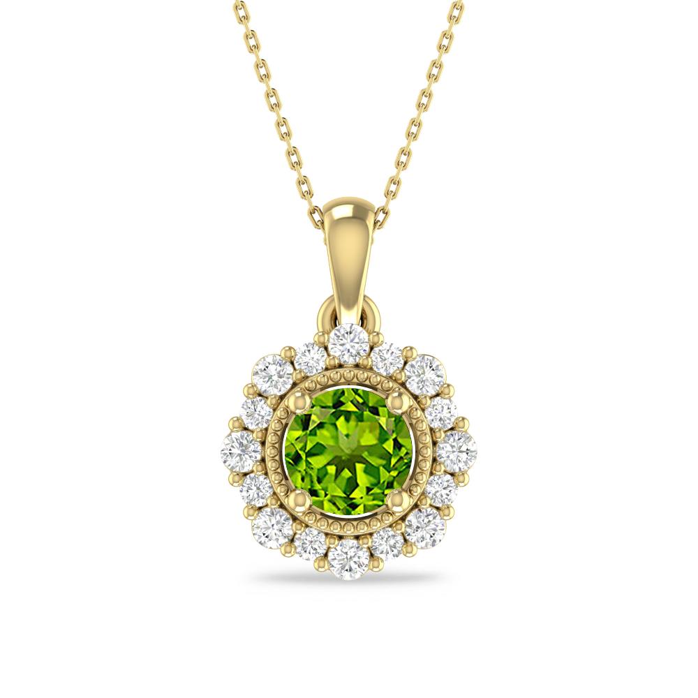 Yellow Gold - Peridot