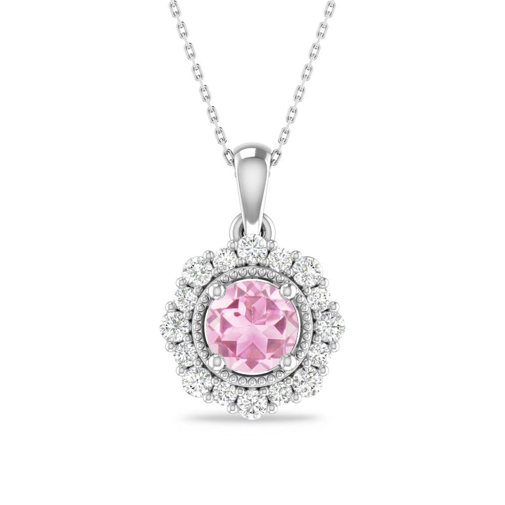 White Gold - Pink Tourmaline