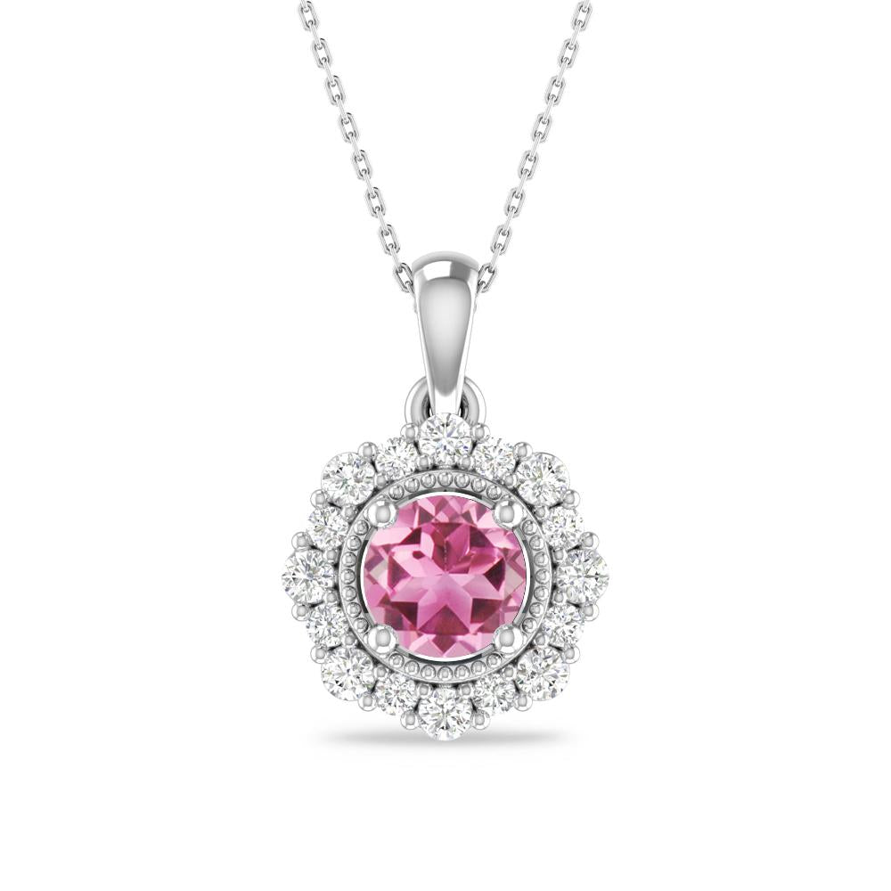 White Gold - Pink Tourmaline