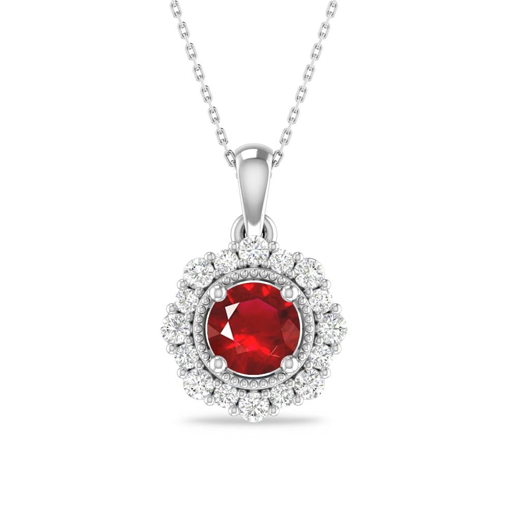 White Gold - Ruby