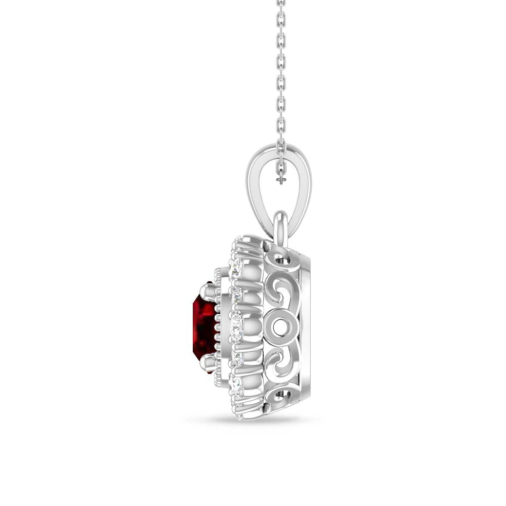 White Gold - Ruby