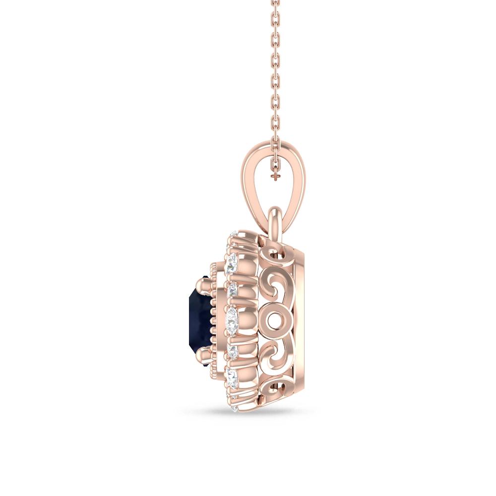 Rose Gold - Sapphire