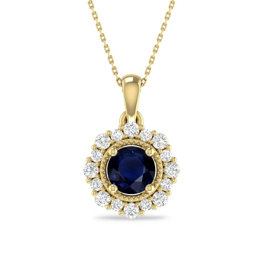 Yellow Gold - Sapphire