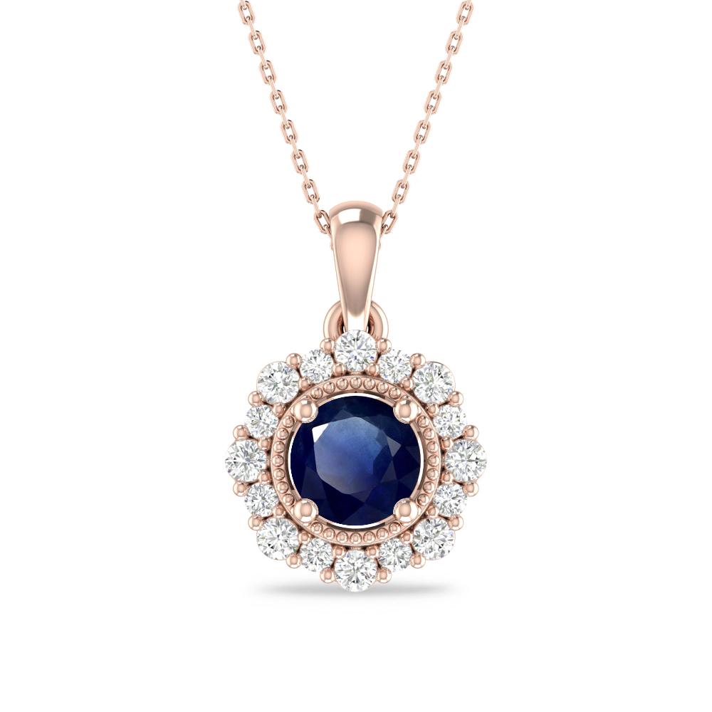 Rose Gold - Sapphire