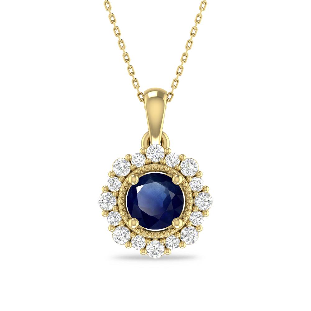 Yellow Gold - Sapphire