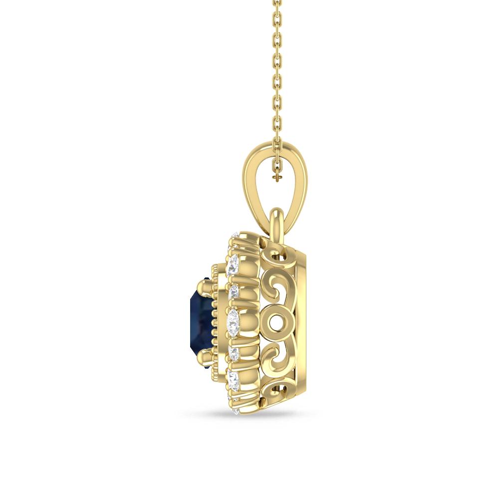 Yellow Gold - Sapphire