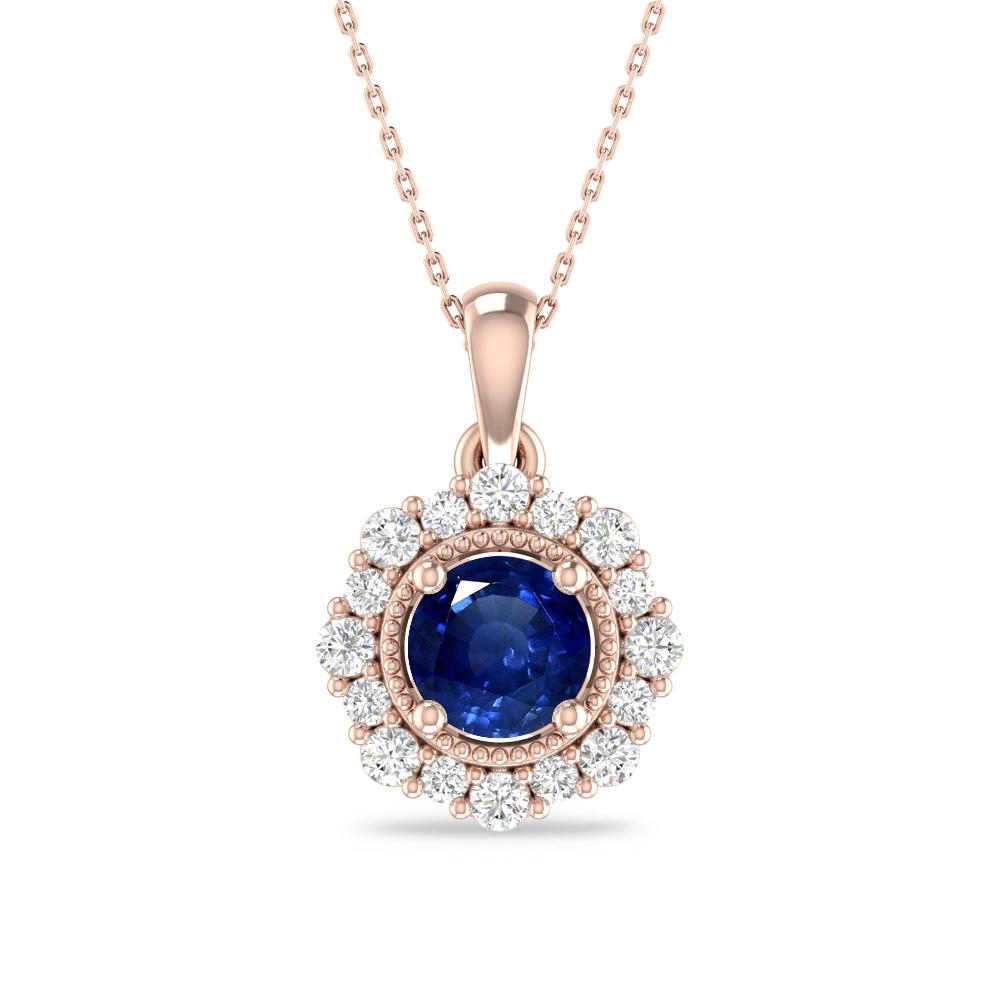 Rose Gold - Sapphire