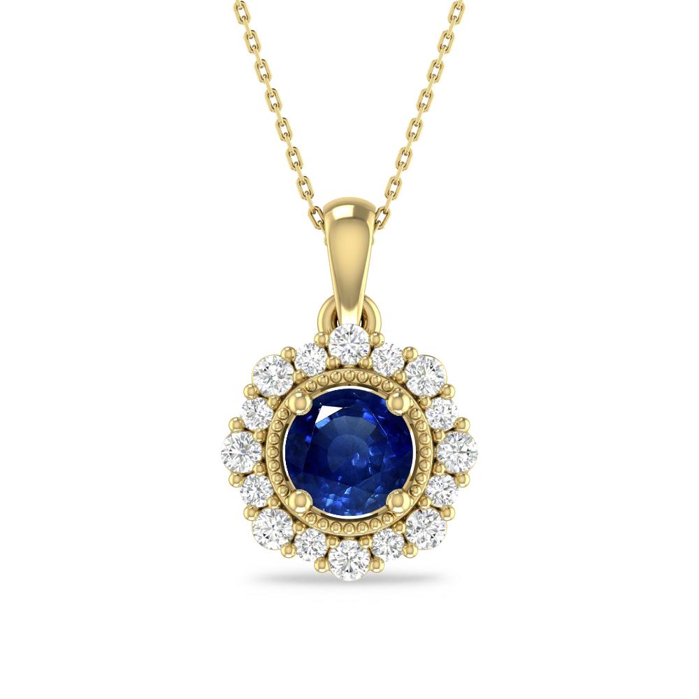 Yellow Gold - Sapphire