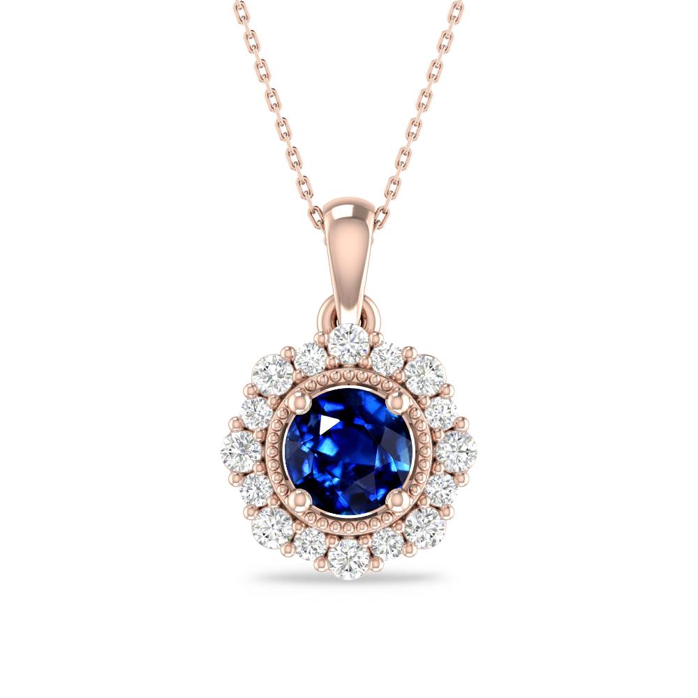 Rose Gold - Sapphire