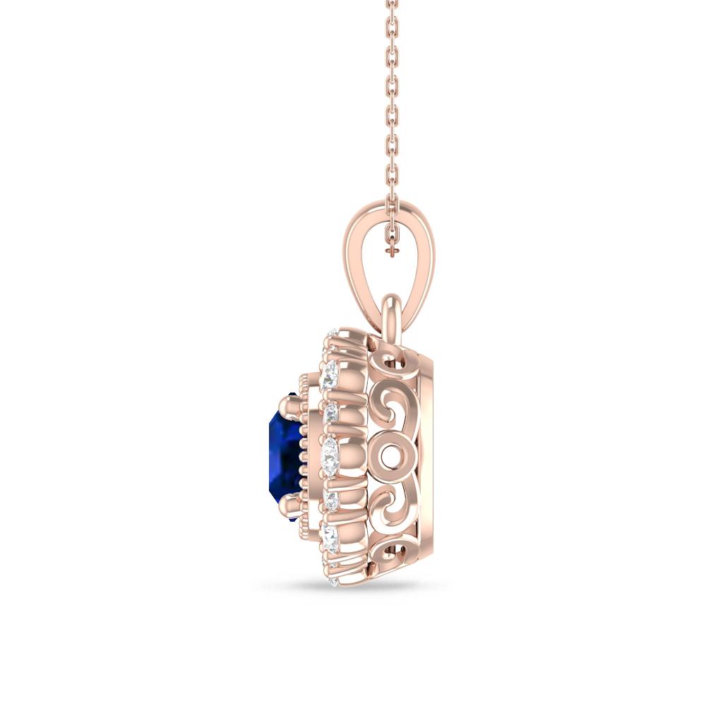 Rose Gold - Sapphire