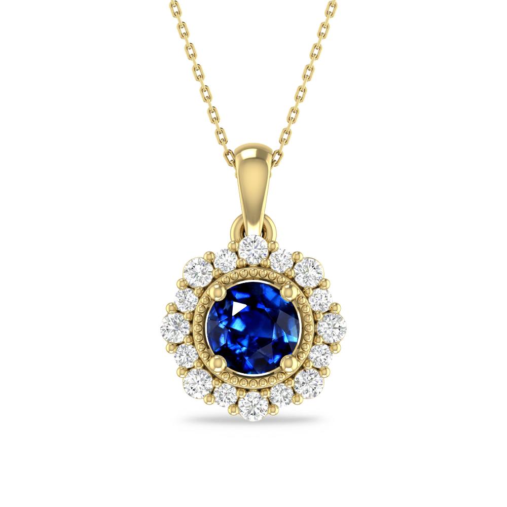 Yellow Gold - Sapphire