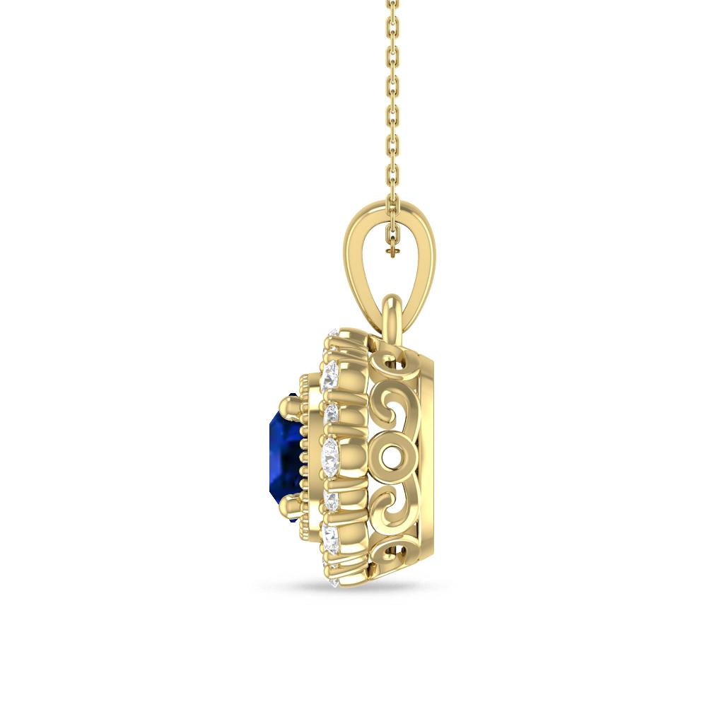 Yellow Gold - Sapphire