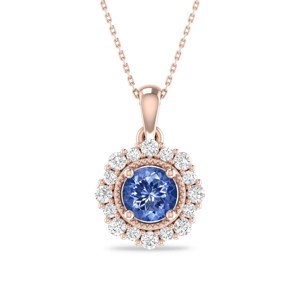 Rose Gold - Tanzanite