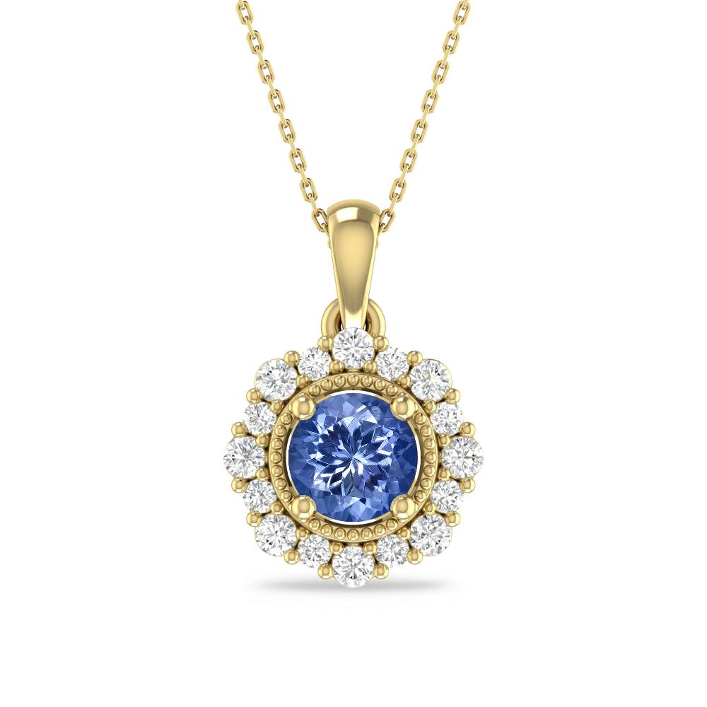 Yellow Gold - Tanzanite