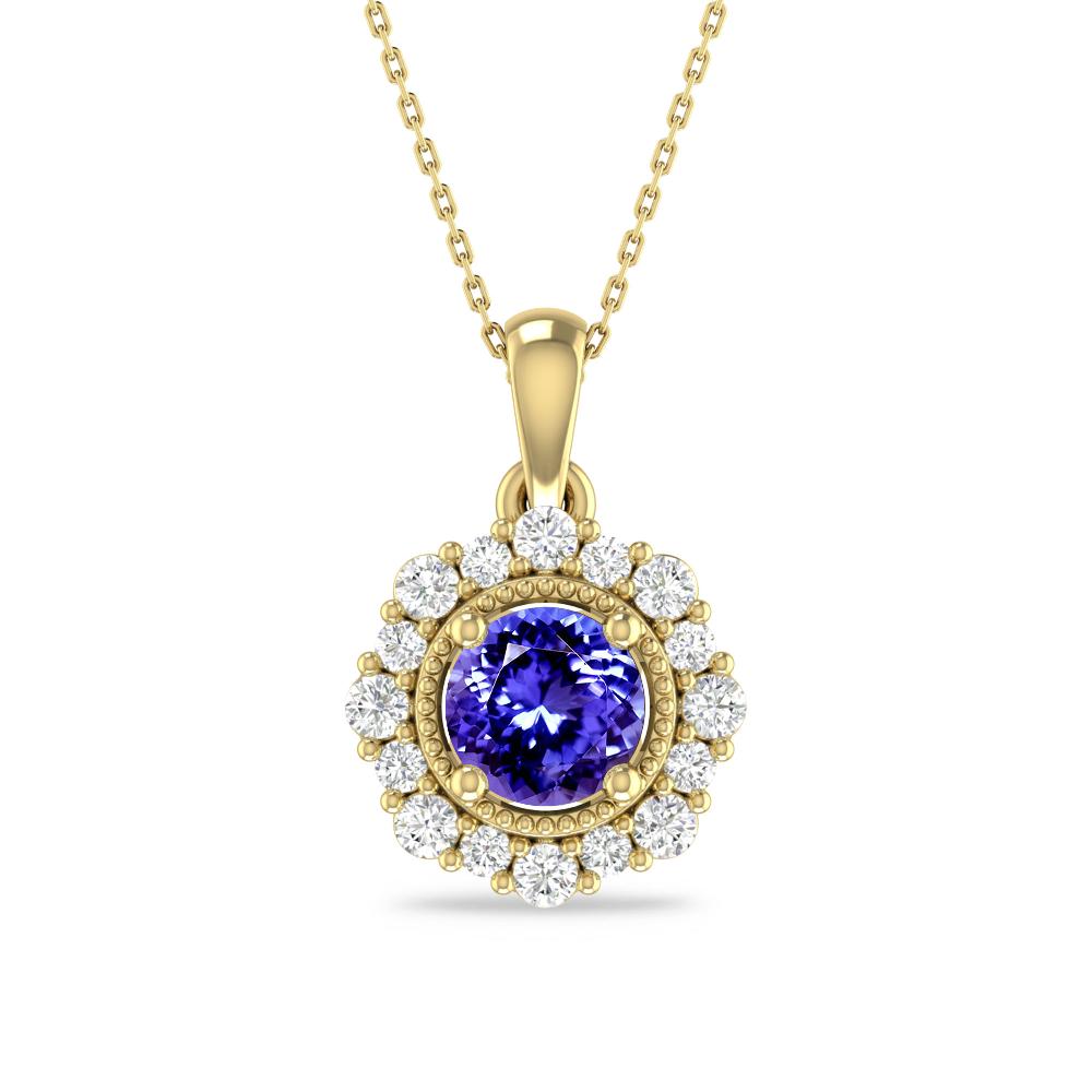 Yellow Gold - Tanzanite