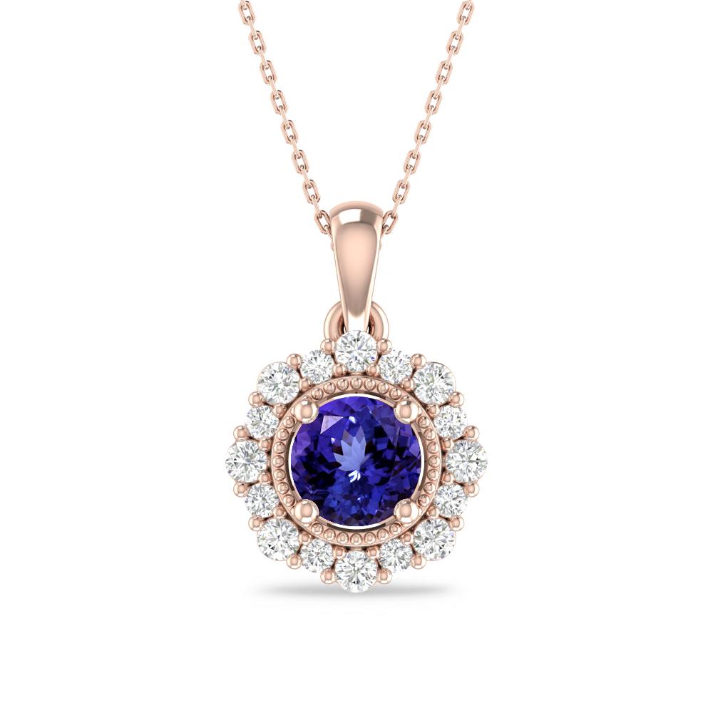 Rose Gold - Tanzanite