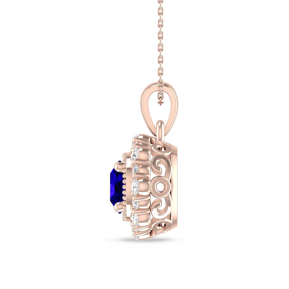 Rose Gold - Tanzanite
