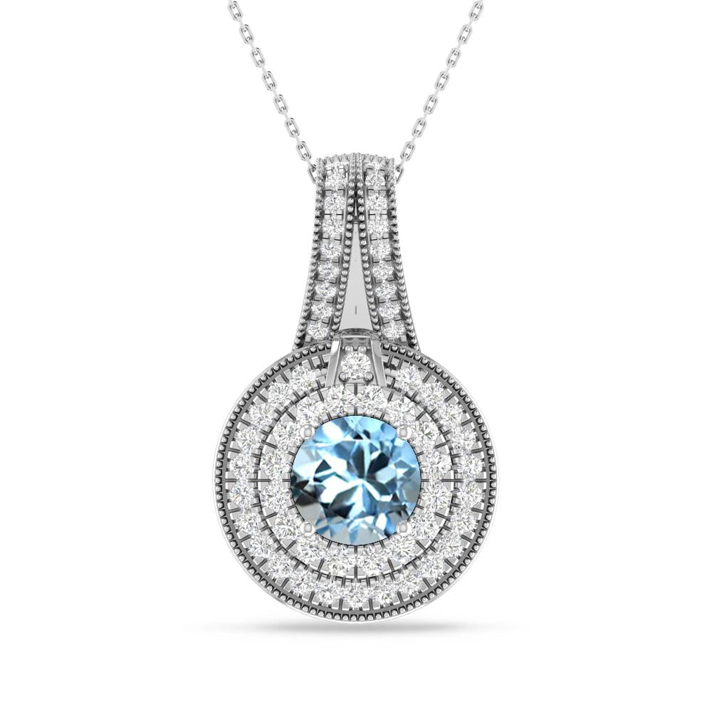 White Gold - Aquamarine