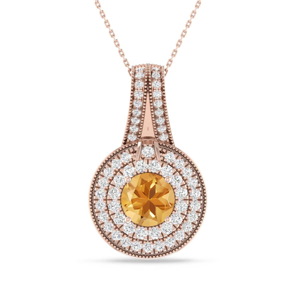 Rose Gold - Citrine