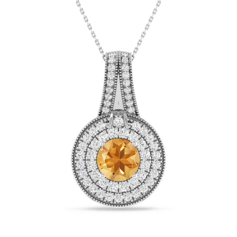 White Gold - Citrine