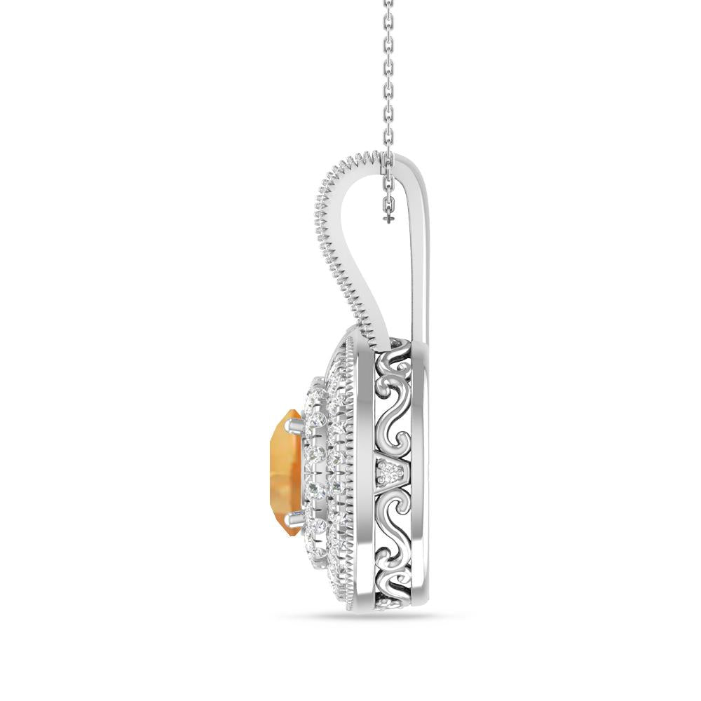 White Gold - Citrine
