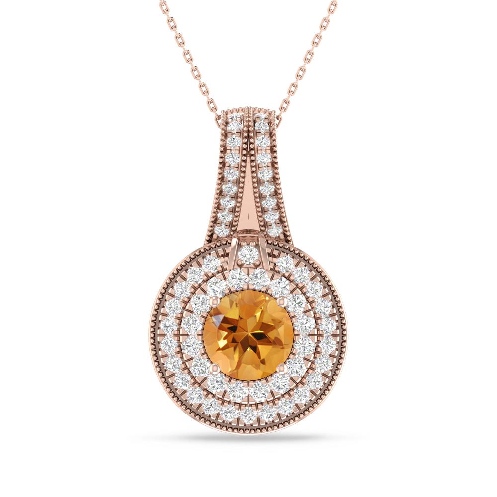 Rose Gold - Citrine