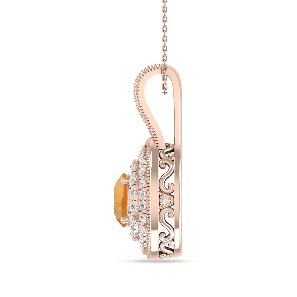 Rose Gold - Citrine