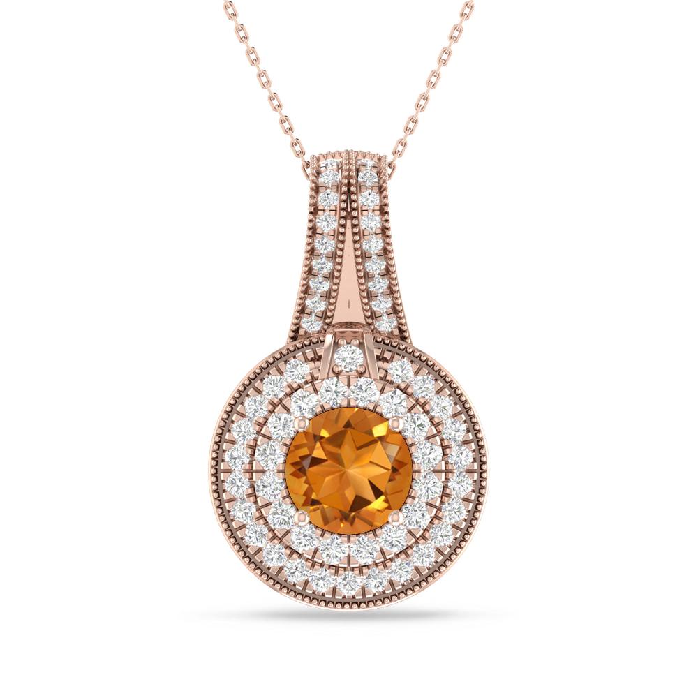 Rose Gold - Citrine