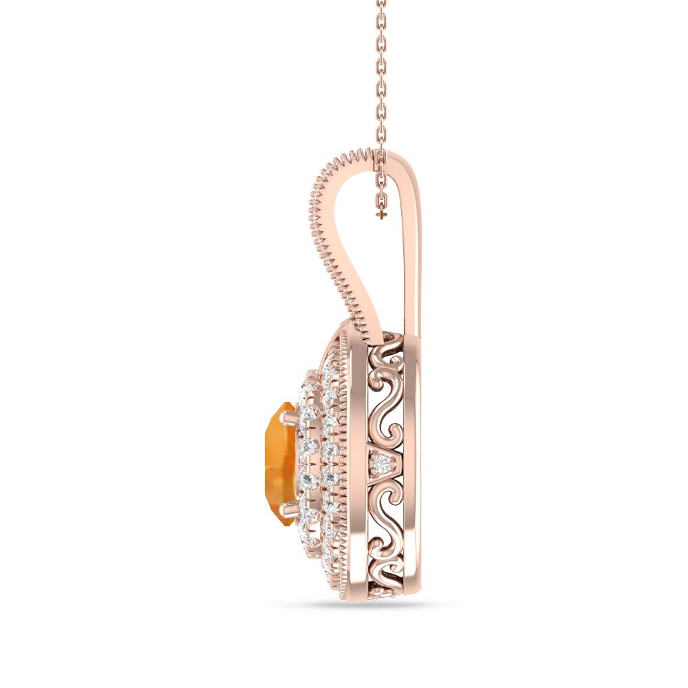 Rose Gold - Citrine