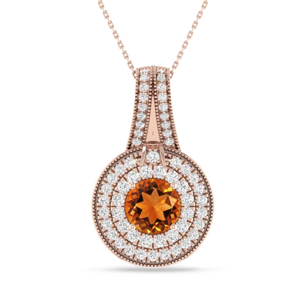 Rose Gold - Citrine