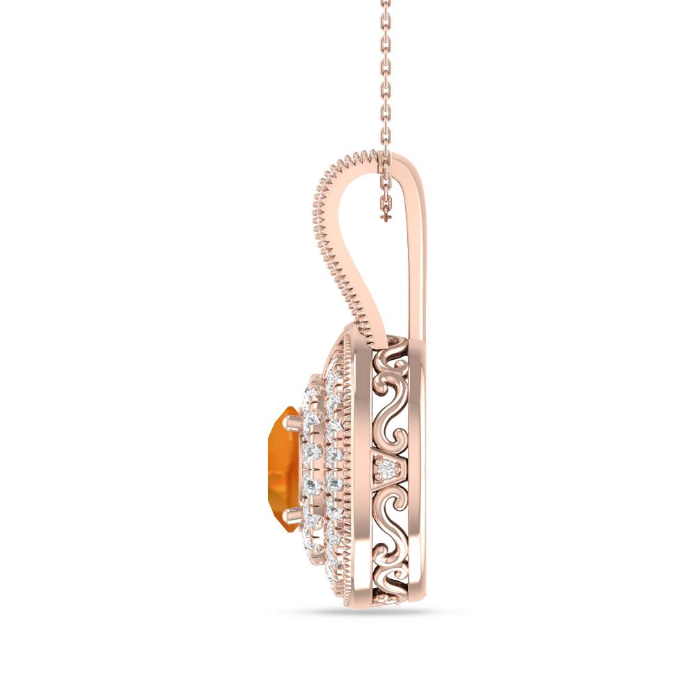Rose Gold - Citrine