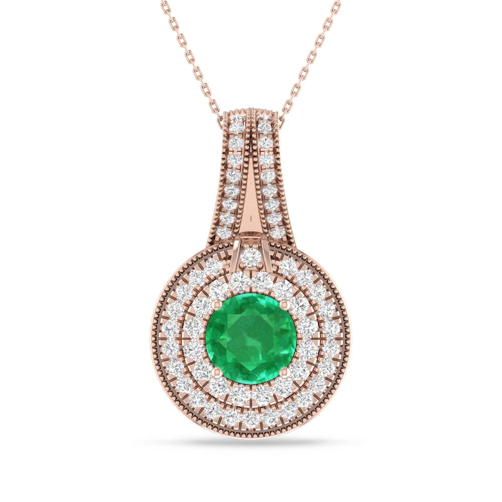 Rose Gold - Emerald