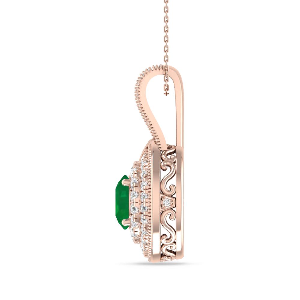 Rose Gold - Emerald