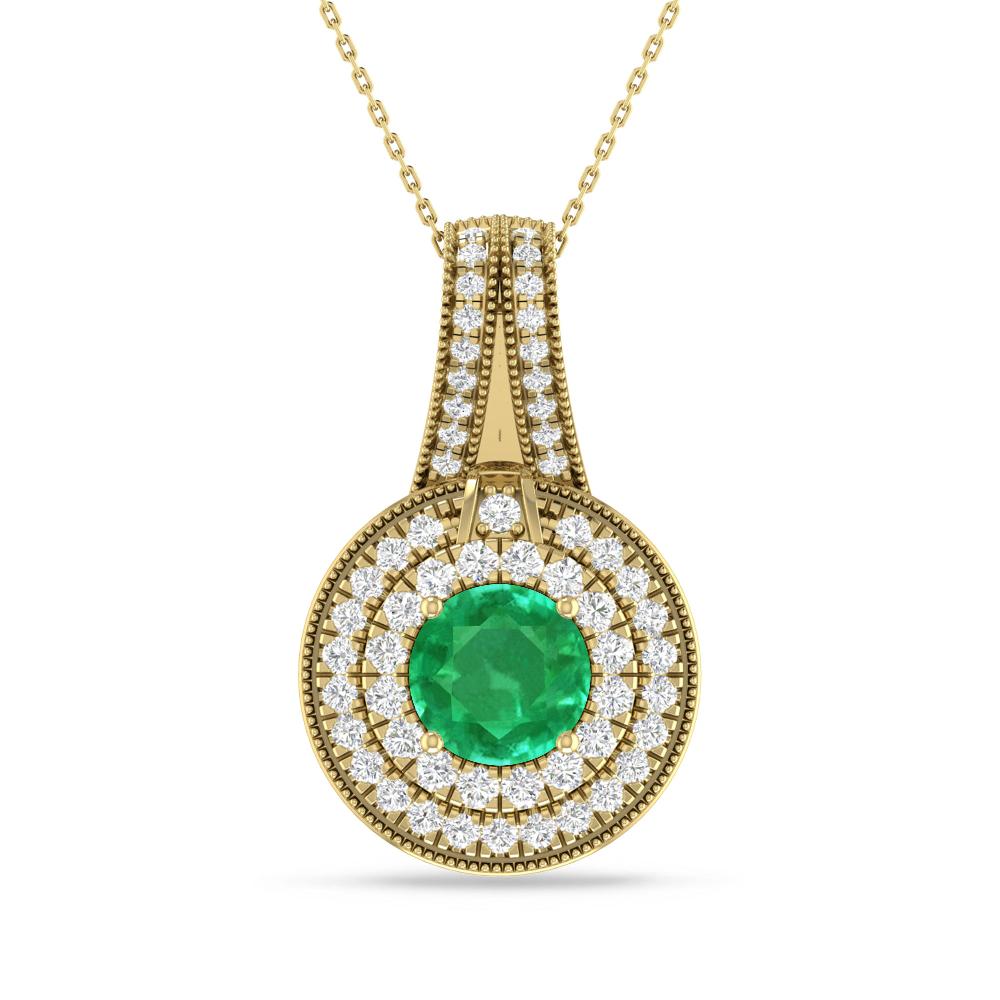 Yellow Gold - Emerald