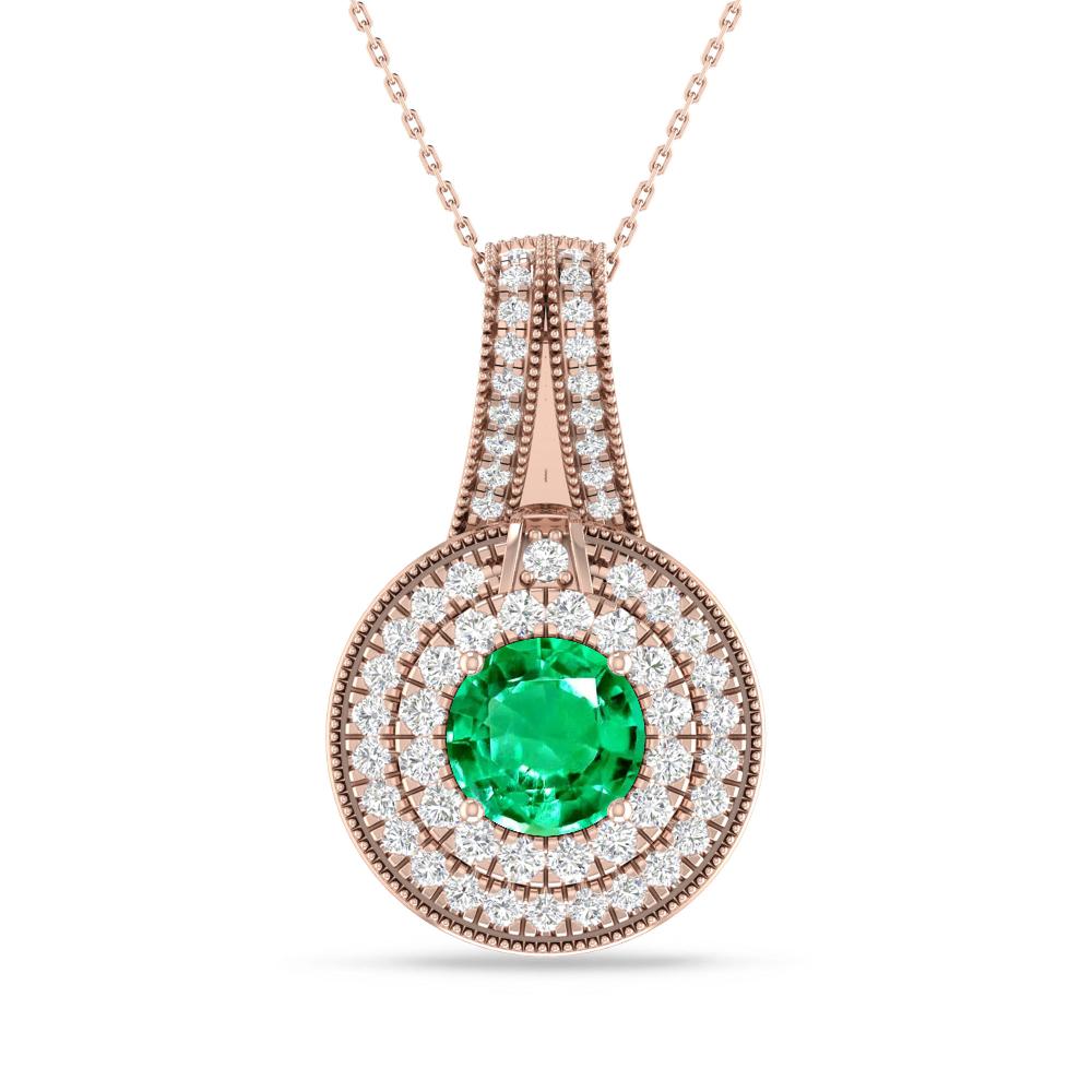 Rose Gold - Emerald