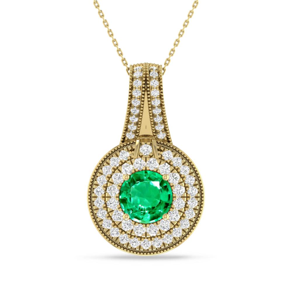 Yellow Gold - Emerald