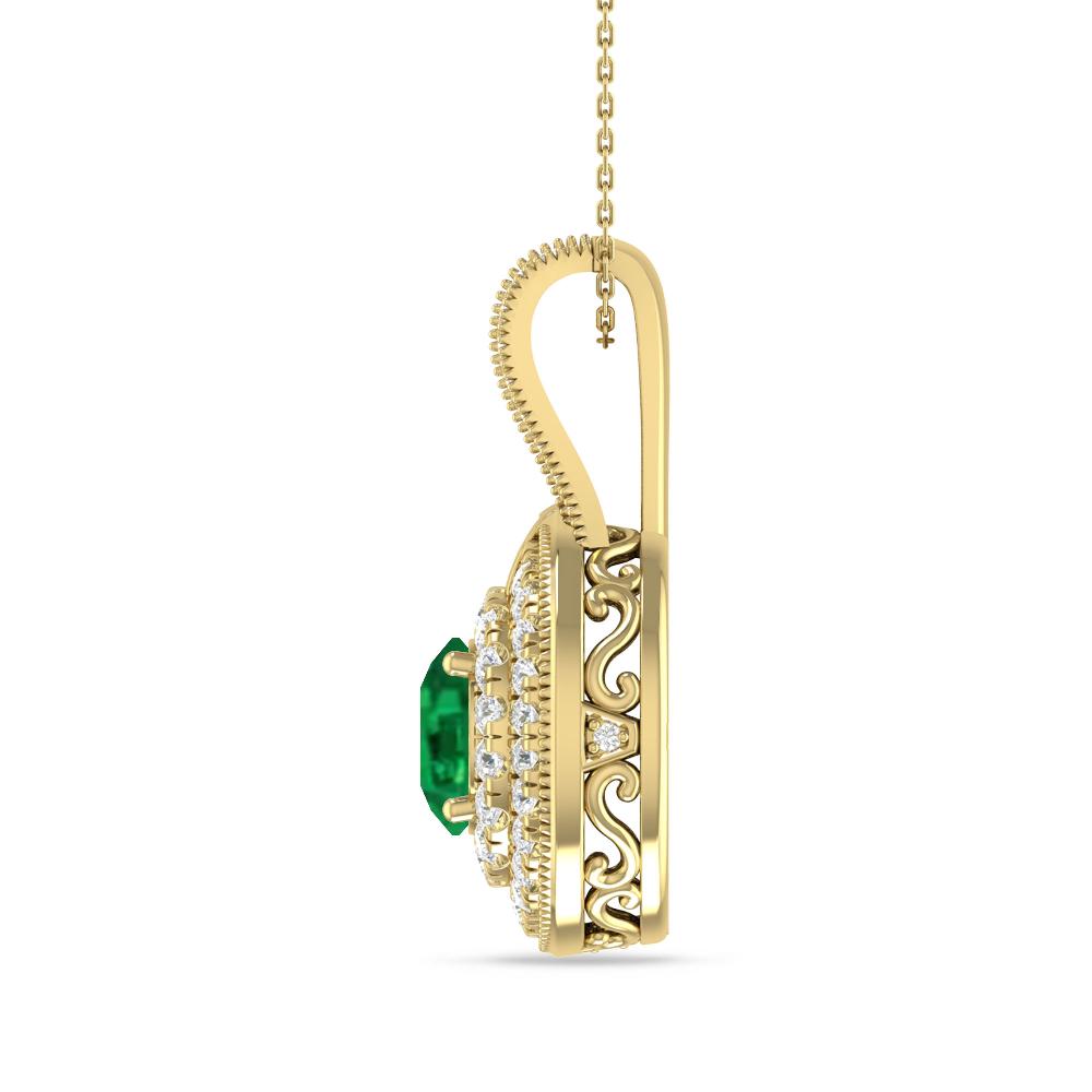 Yellow Gold - Emerald