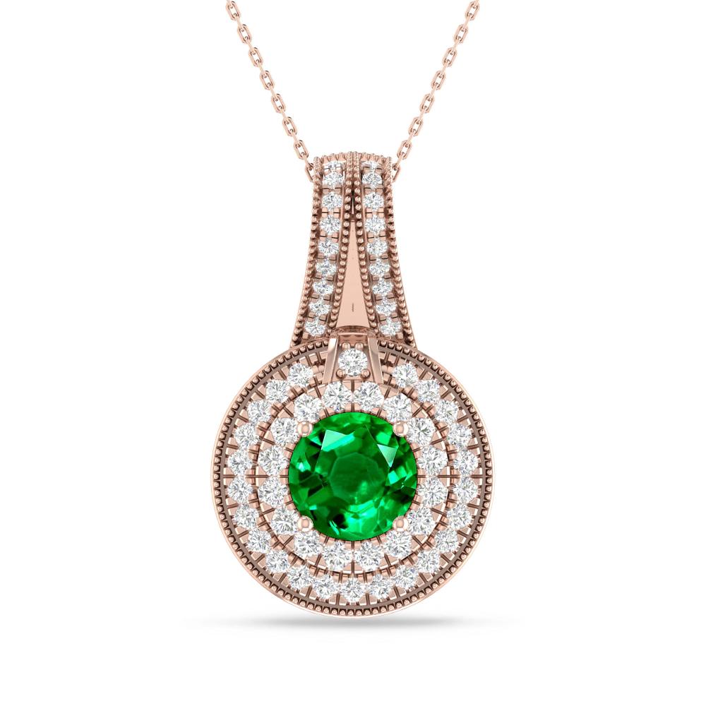 Rose Gold - Emerald