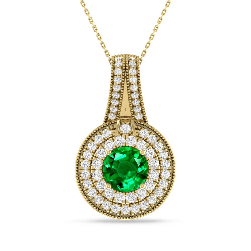 Yellow Gold - Emerald