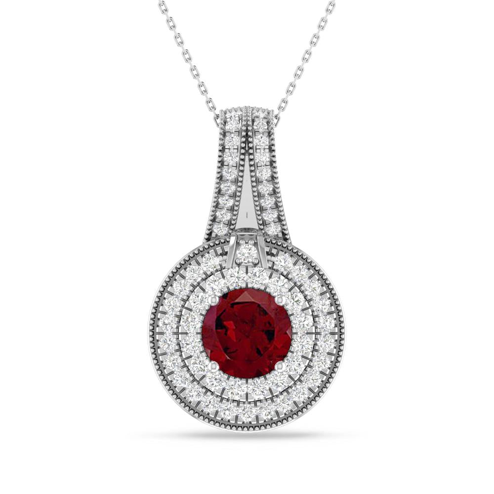 White Gold - Garnet