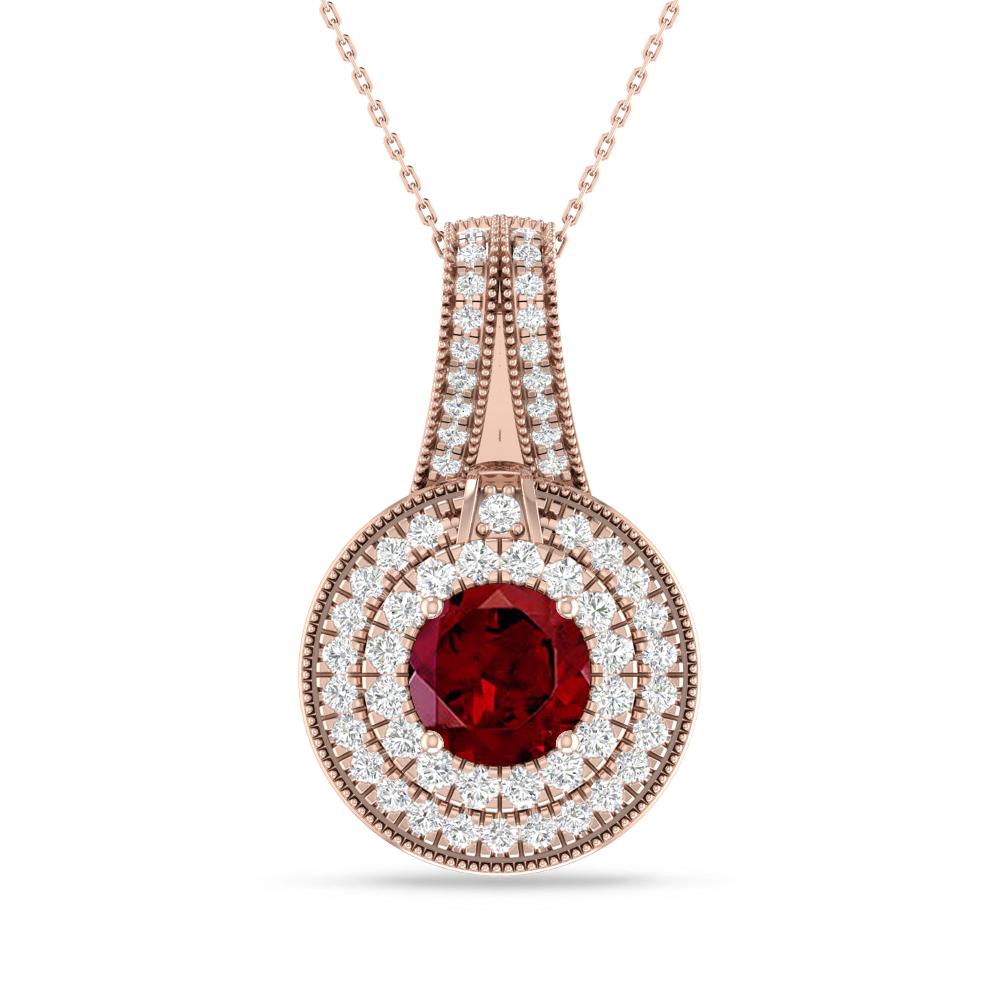 Rose Gold - Garnet