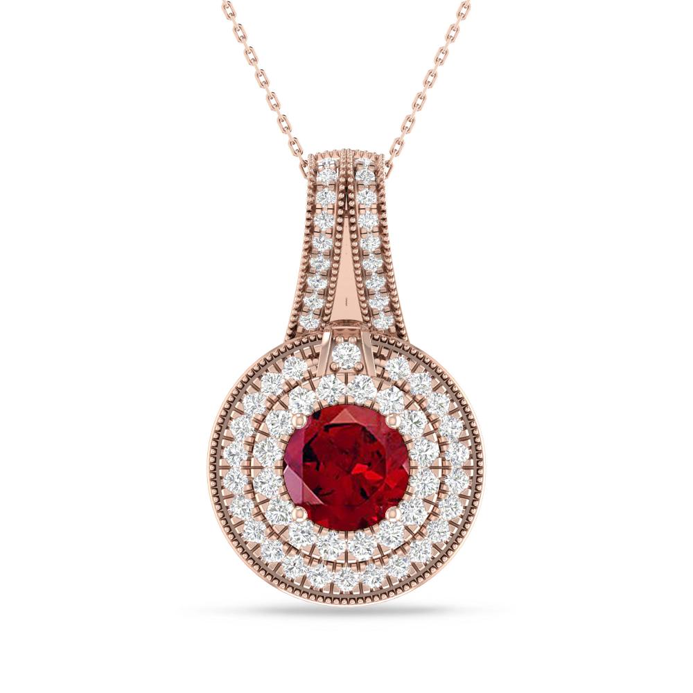 Rose Gold - Garnet