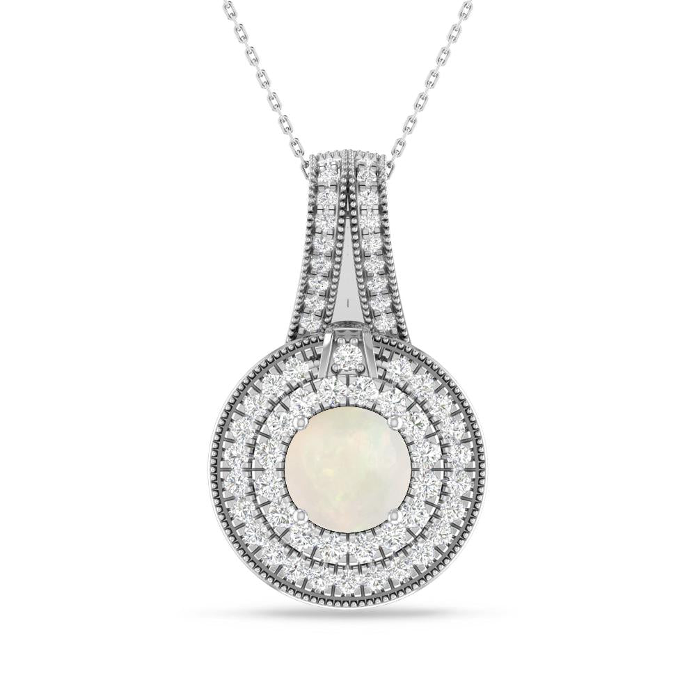 White Gold - Opal
