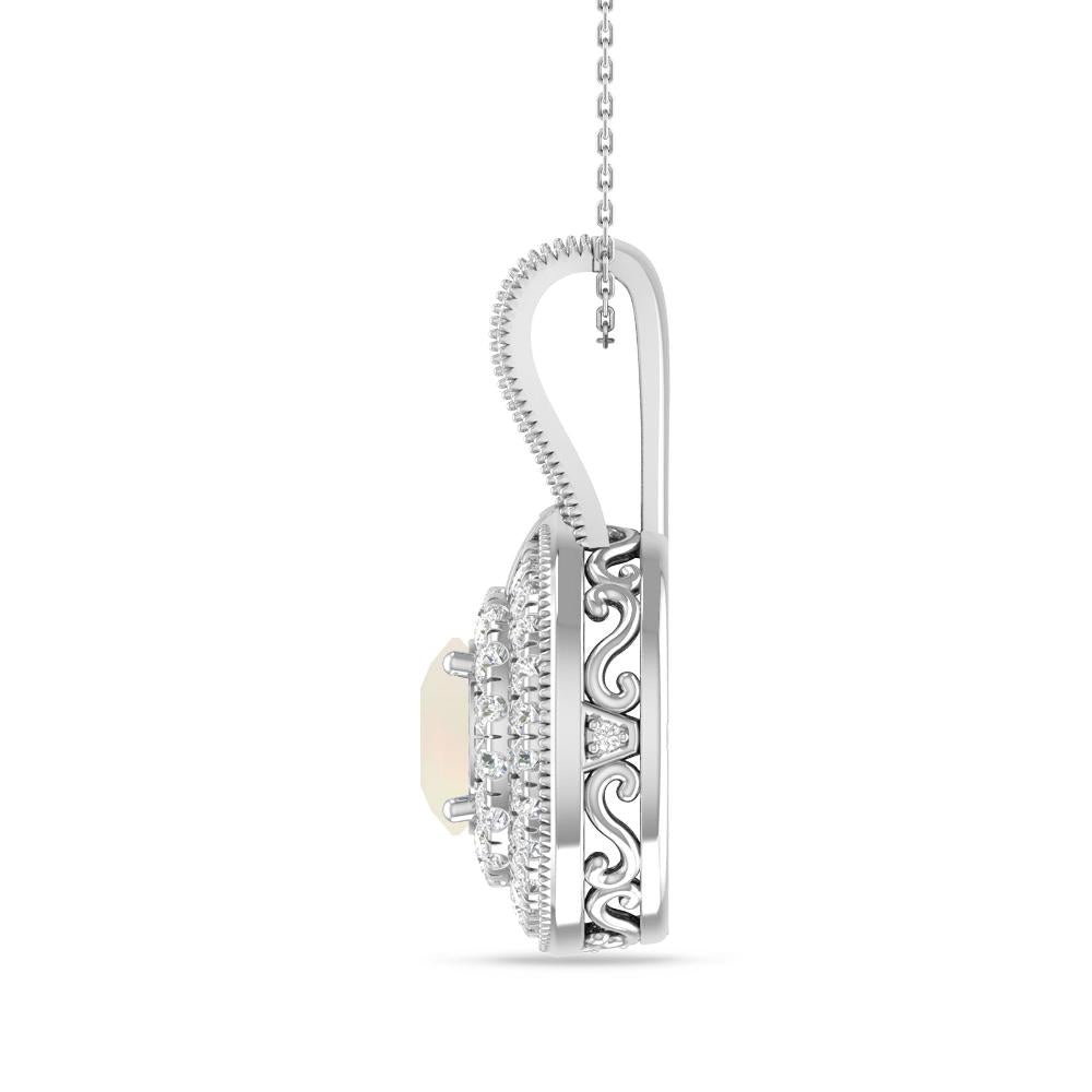 White Gold - Opal