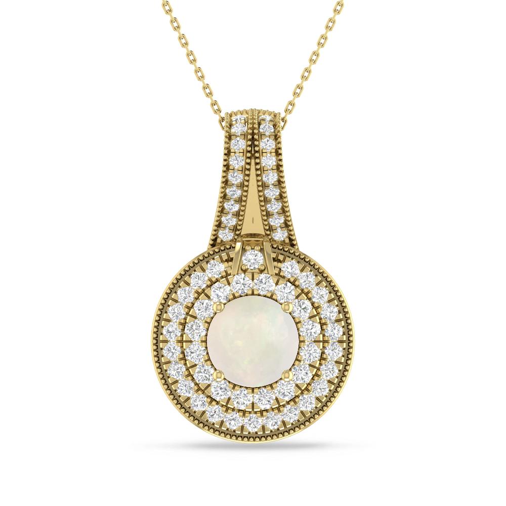 Yellow Gold - Opal