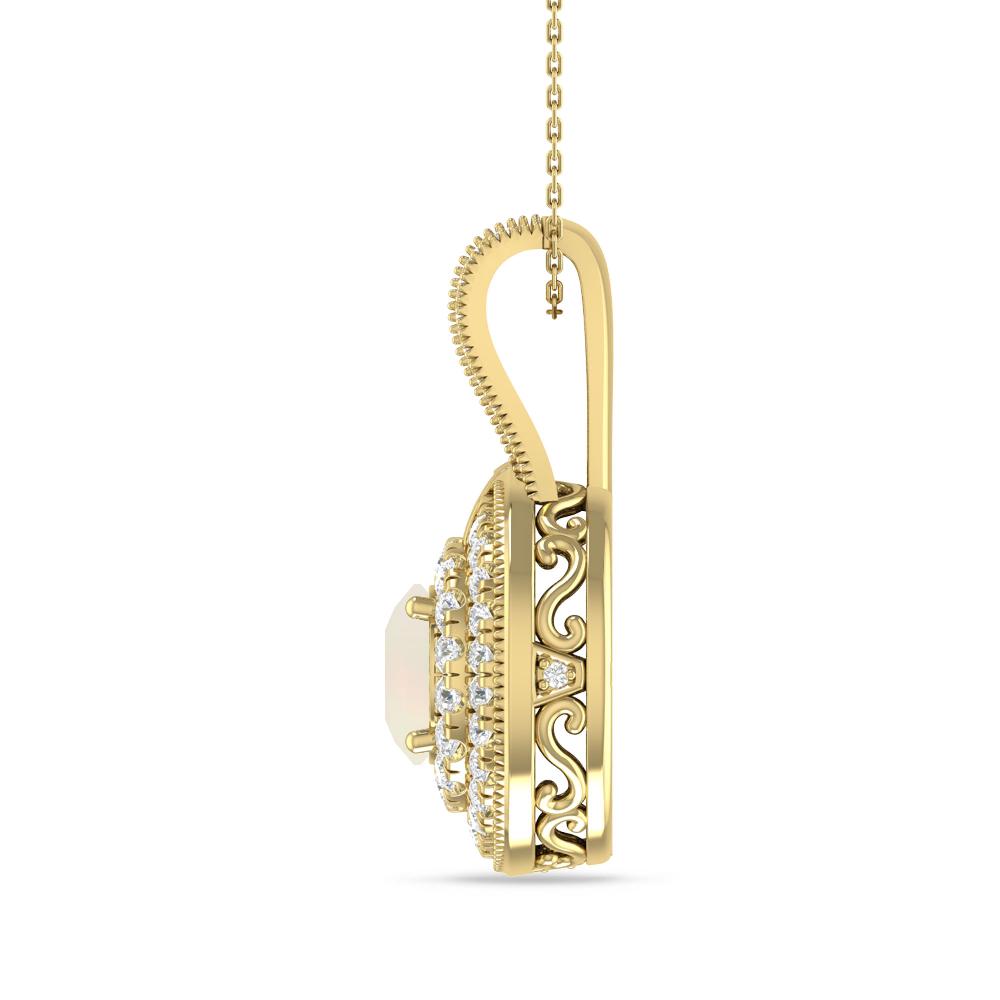 Yellow Gold - Opal