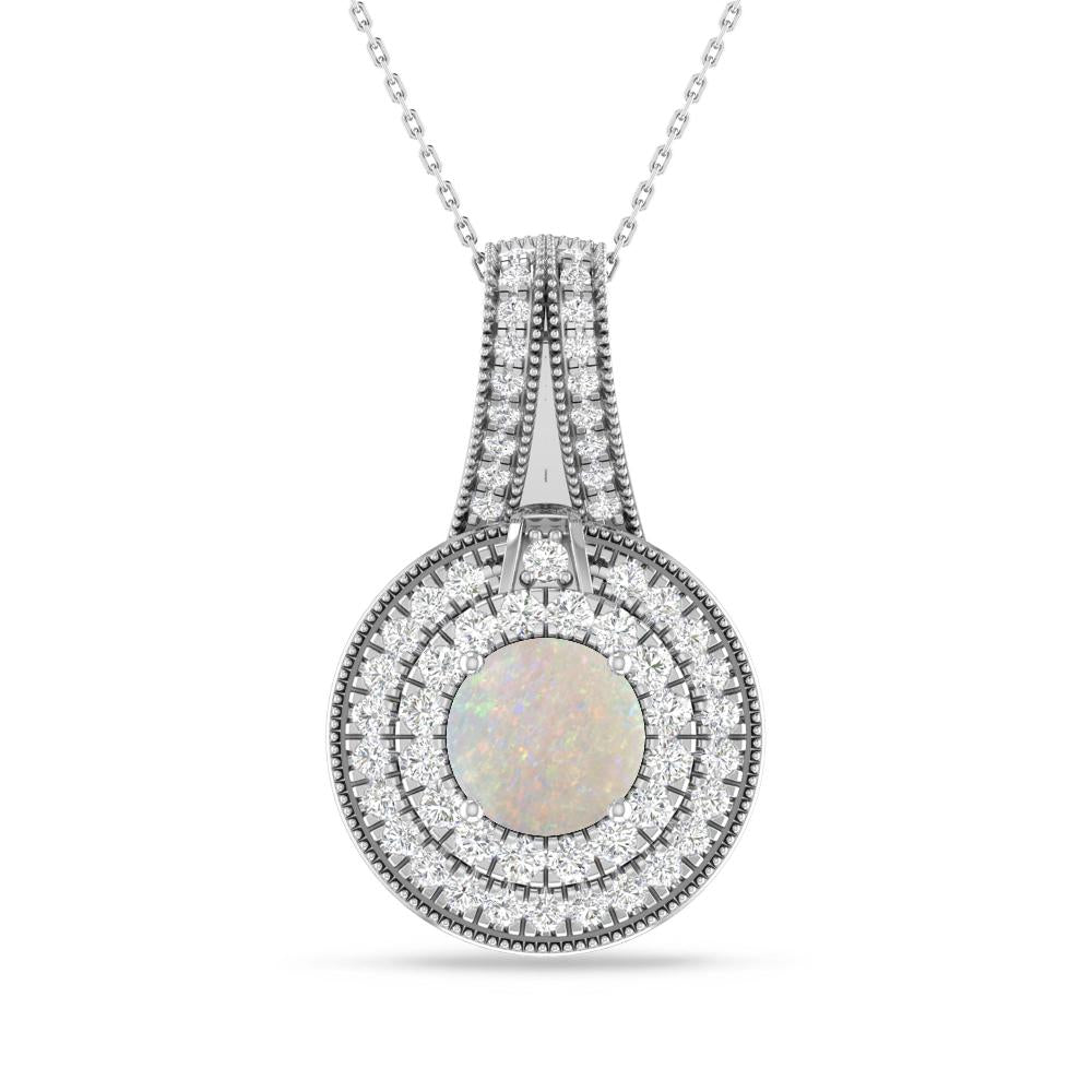 White Gold - Opal